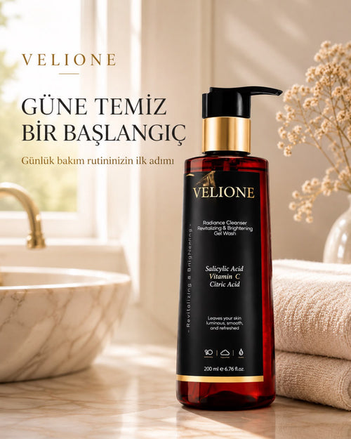 Velione Facial Cleansing Gel - Gentle and Deep Cleansing, Feeling Fresh All Day Long