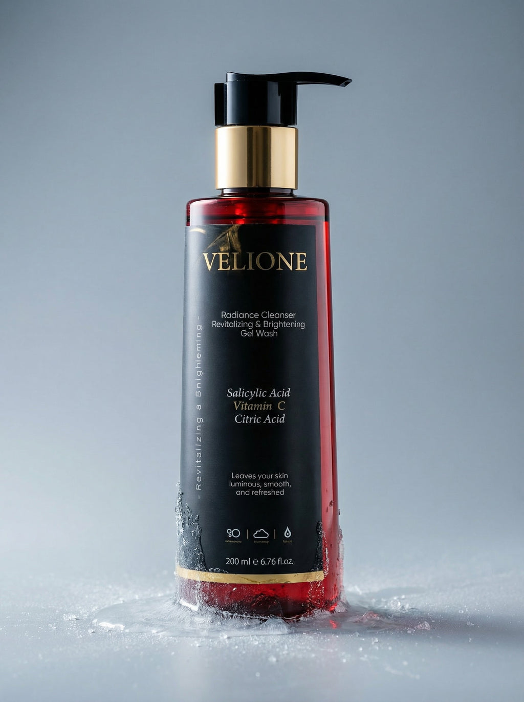 Velione Leke Karşıtı Yüz Temizleme Jeli 200 ml – Cilt Tonu Eşitleyici, Aydınlatıcı Bakım